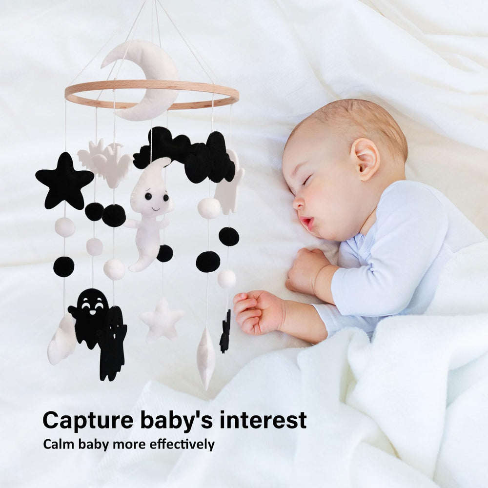 Sweety Baby soft felt ornaments offer tactile interest for baby