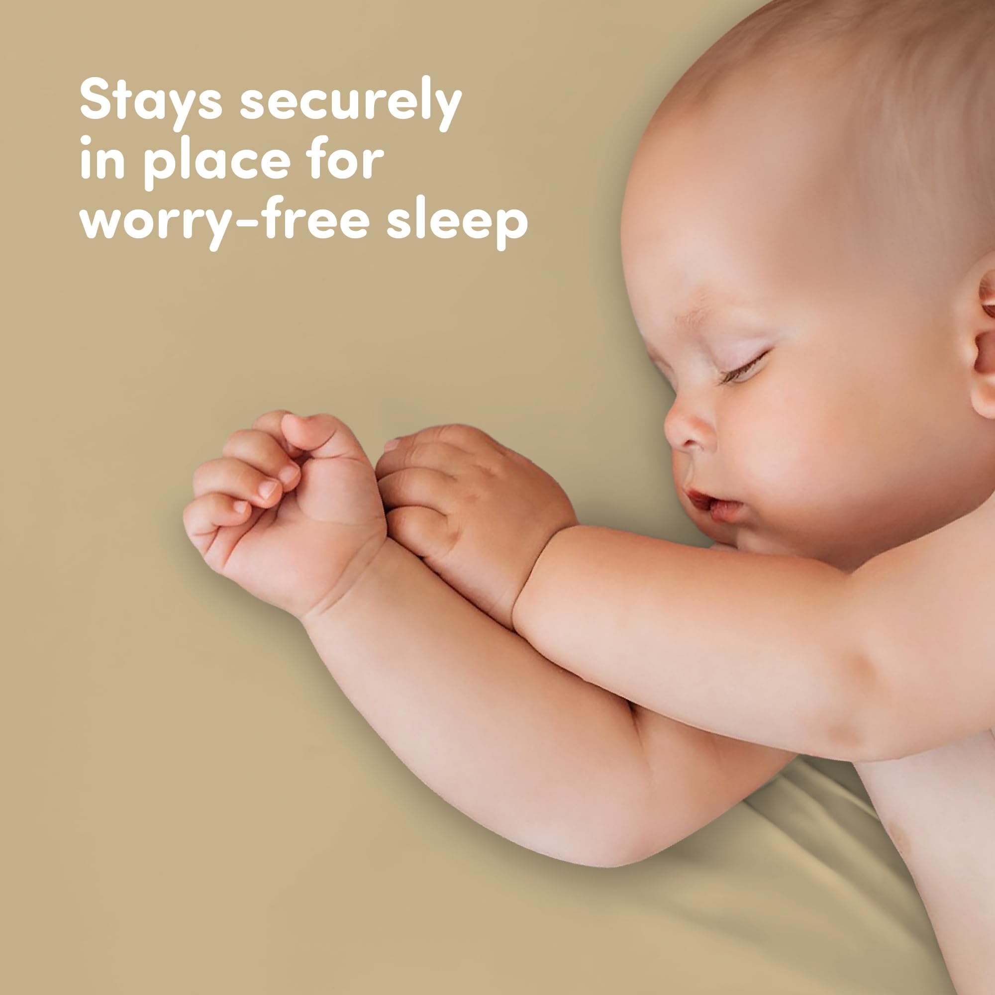 Sweety Fox durable machine washable crib sheets in use