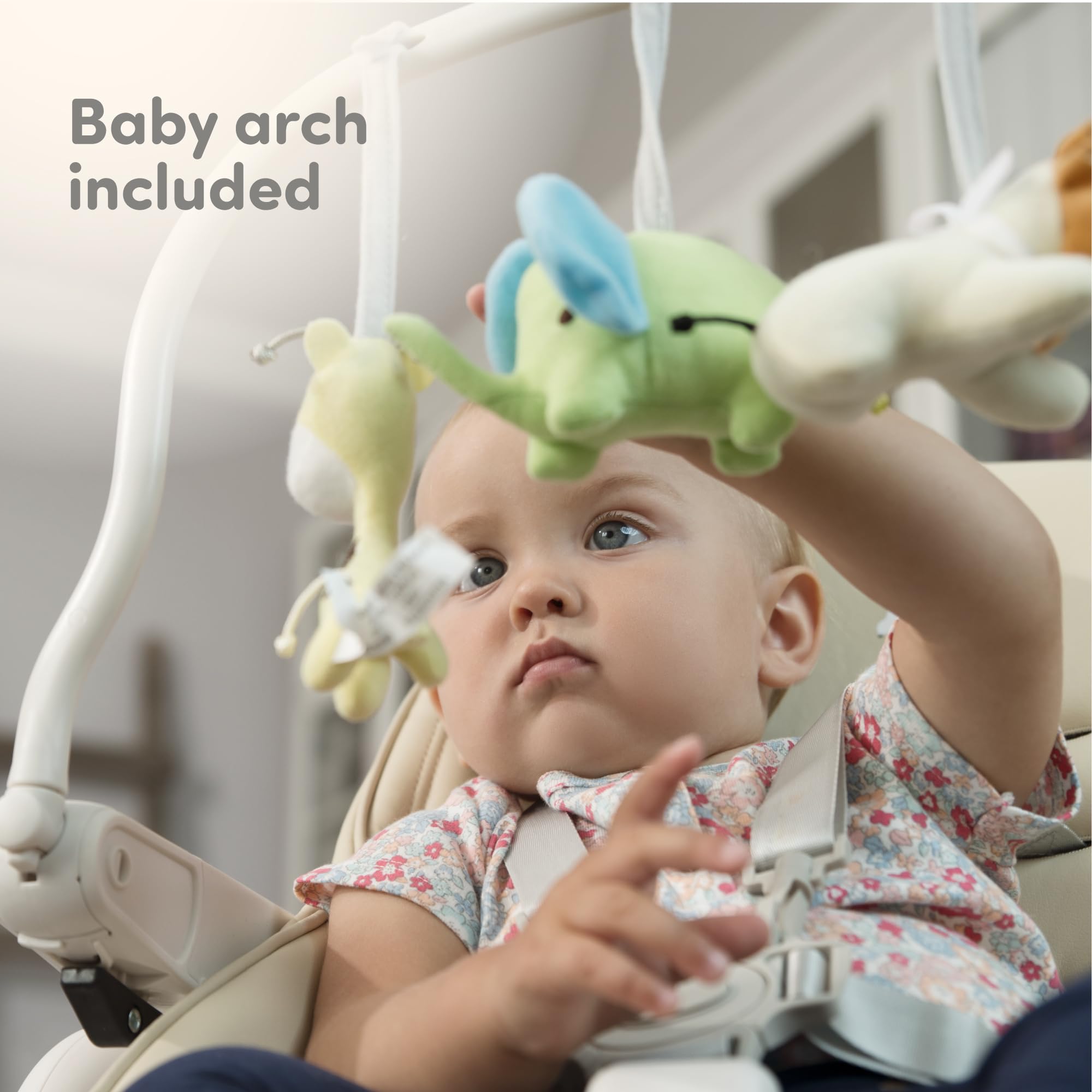 Sweety Fox high chair toy arch entertains babies while they learn to sit
