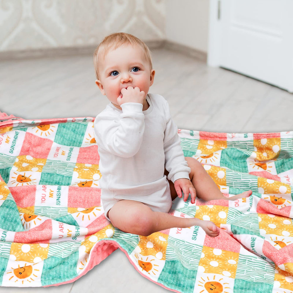 SWESEN crib-size blanket 30x40 inches ideal for crib and stroller.