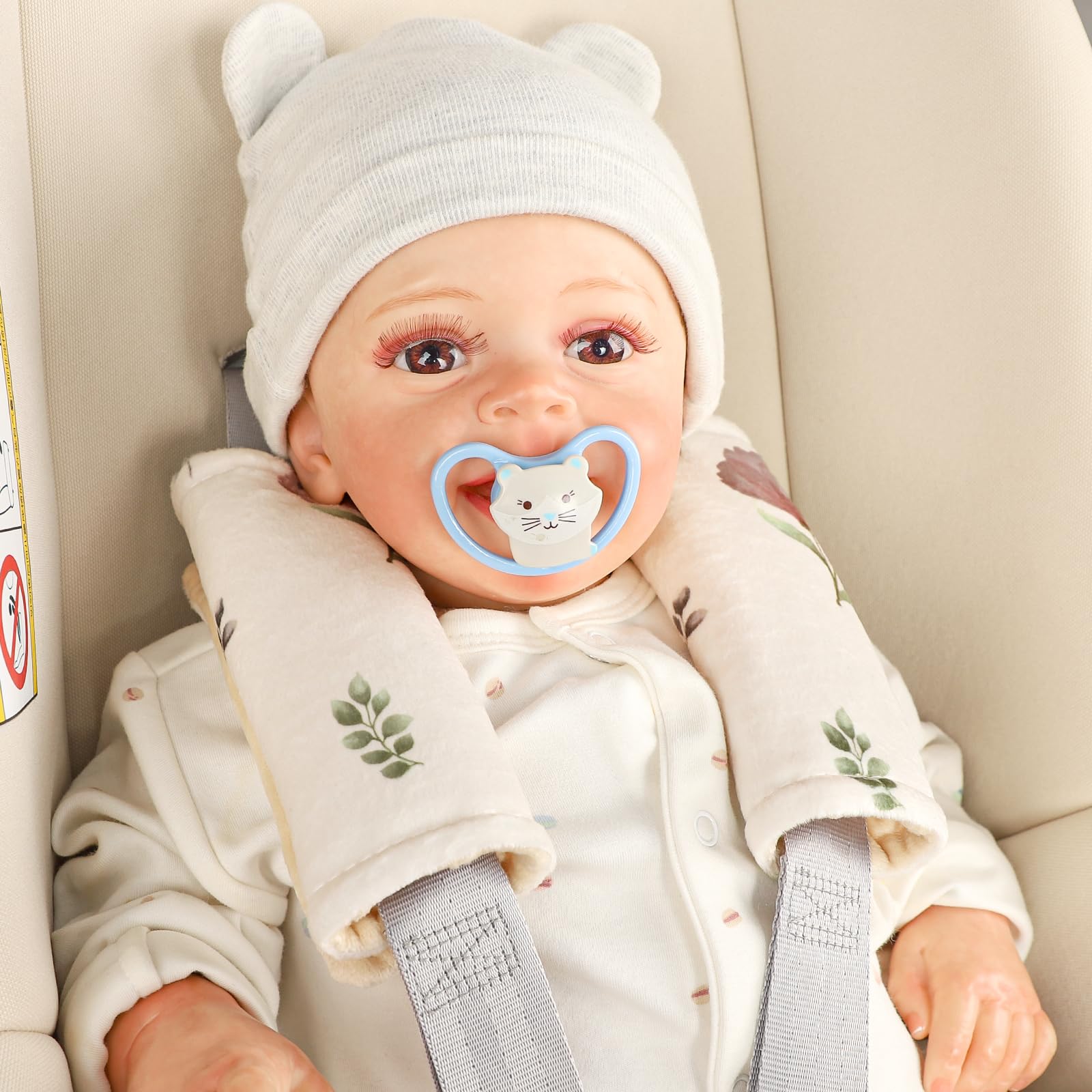 SWESEN 6.5 x 6.5 inch cover fits most car seats and strollers.