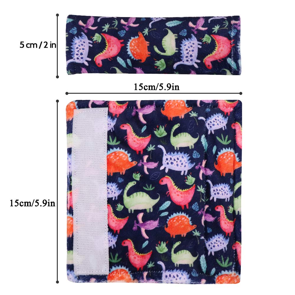 SWESEN strap covers use soft flannelette and minky for gentle comfort.