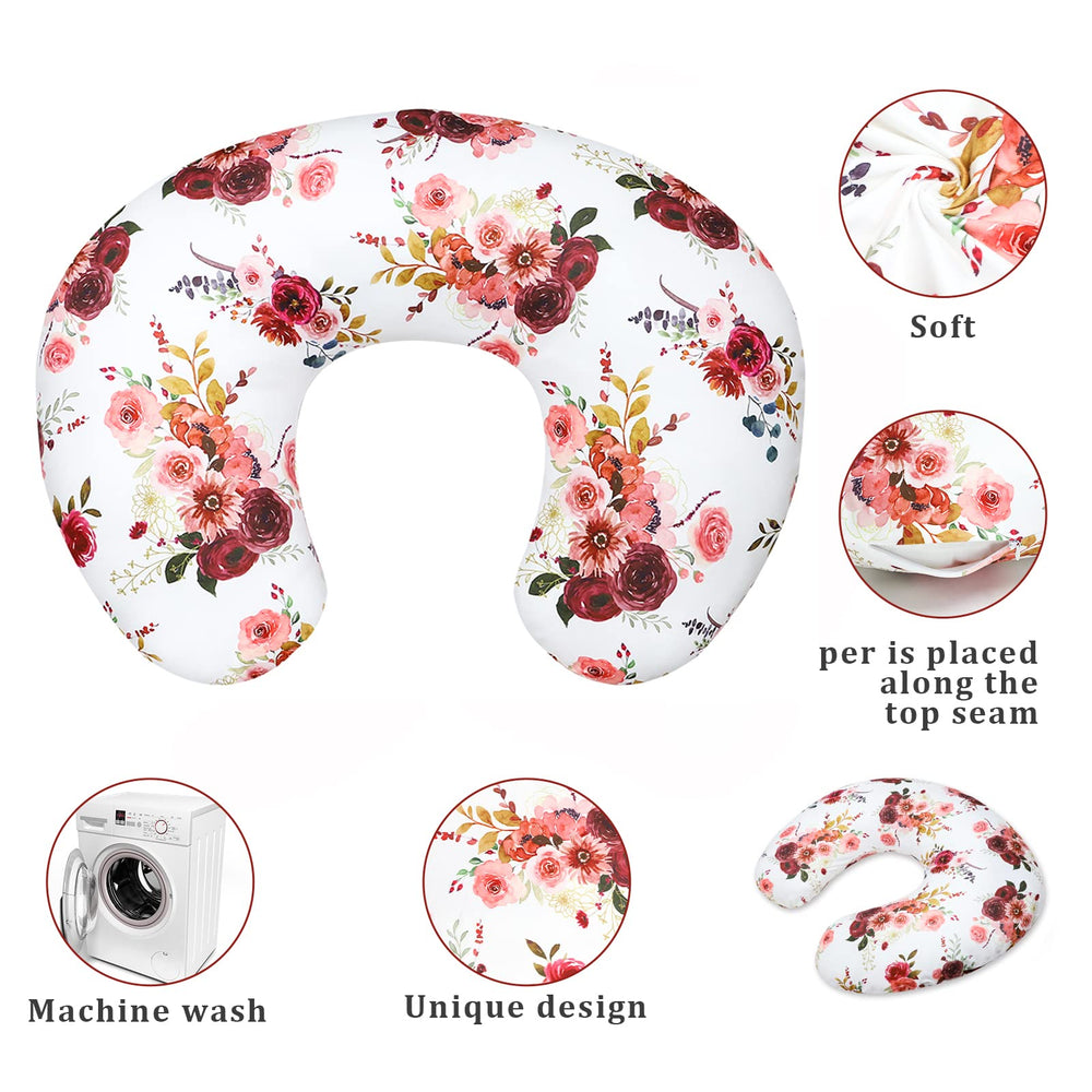 SWESEN Boppy-style pillow cover with snug, secure fit