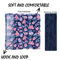 SWESEN floral strap covers for stroller protect shoulders during walks