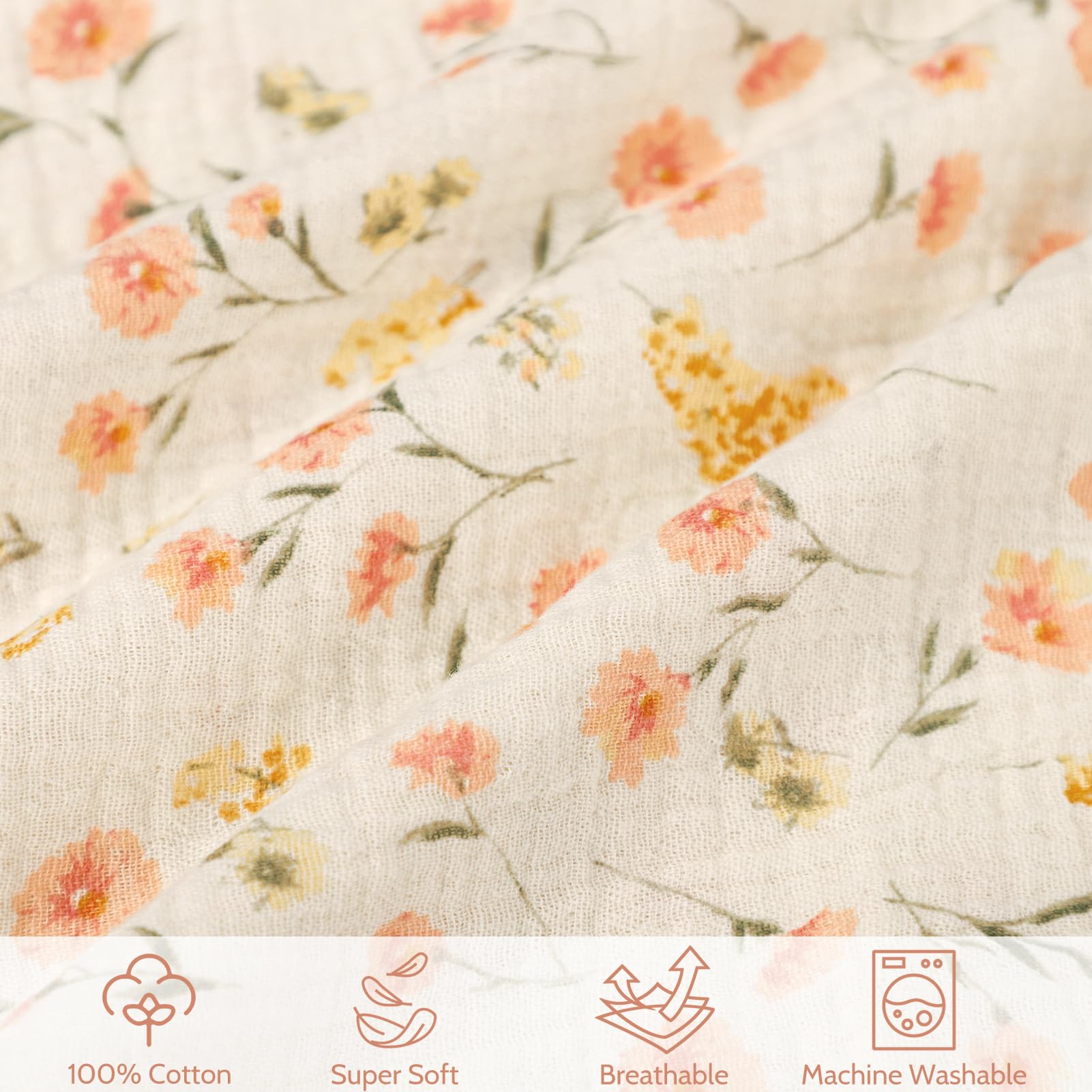 SWESEN nursing pillow cover concealed zipper for smooth breastfeeding