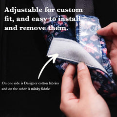 SWESEN soft flannelette and Minky seatbelt pad to keep belts comfortable
