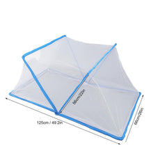 SWOQ mosquito net tent lightweight portable setup ideal for quick camping or hotel stays.