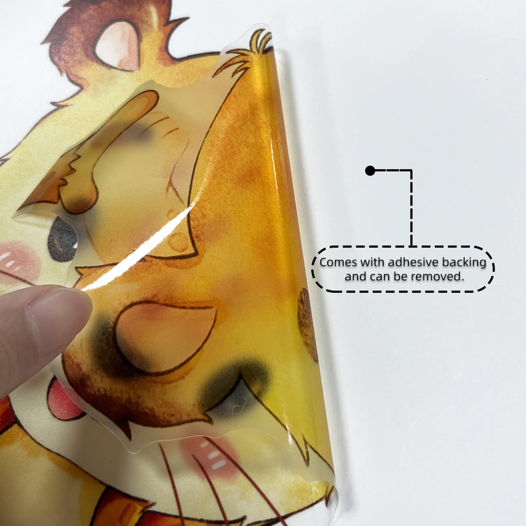 SWORNA 2-sheets animal wall decals vinyl material is waterproof and durable