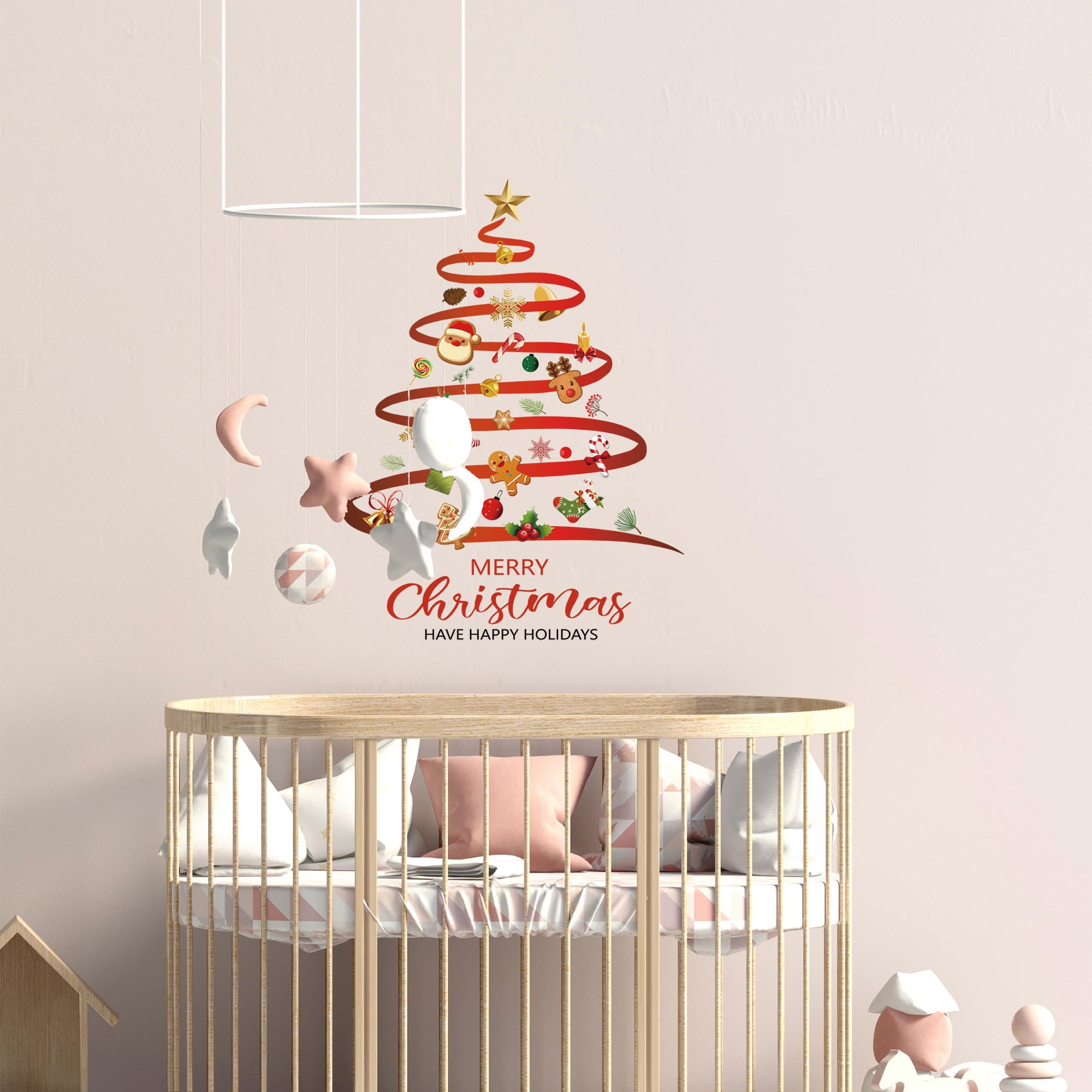 SWORNA fade-resistant decal maintains bold colors on walls and windows.