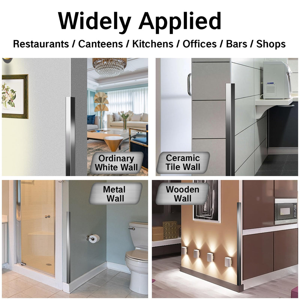 SWPEC durable corner guard on office or shop walls enhancing décor and protection.