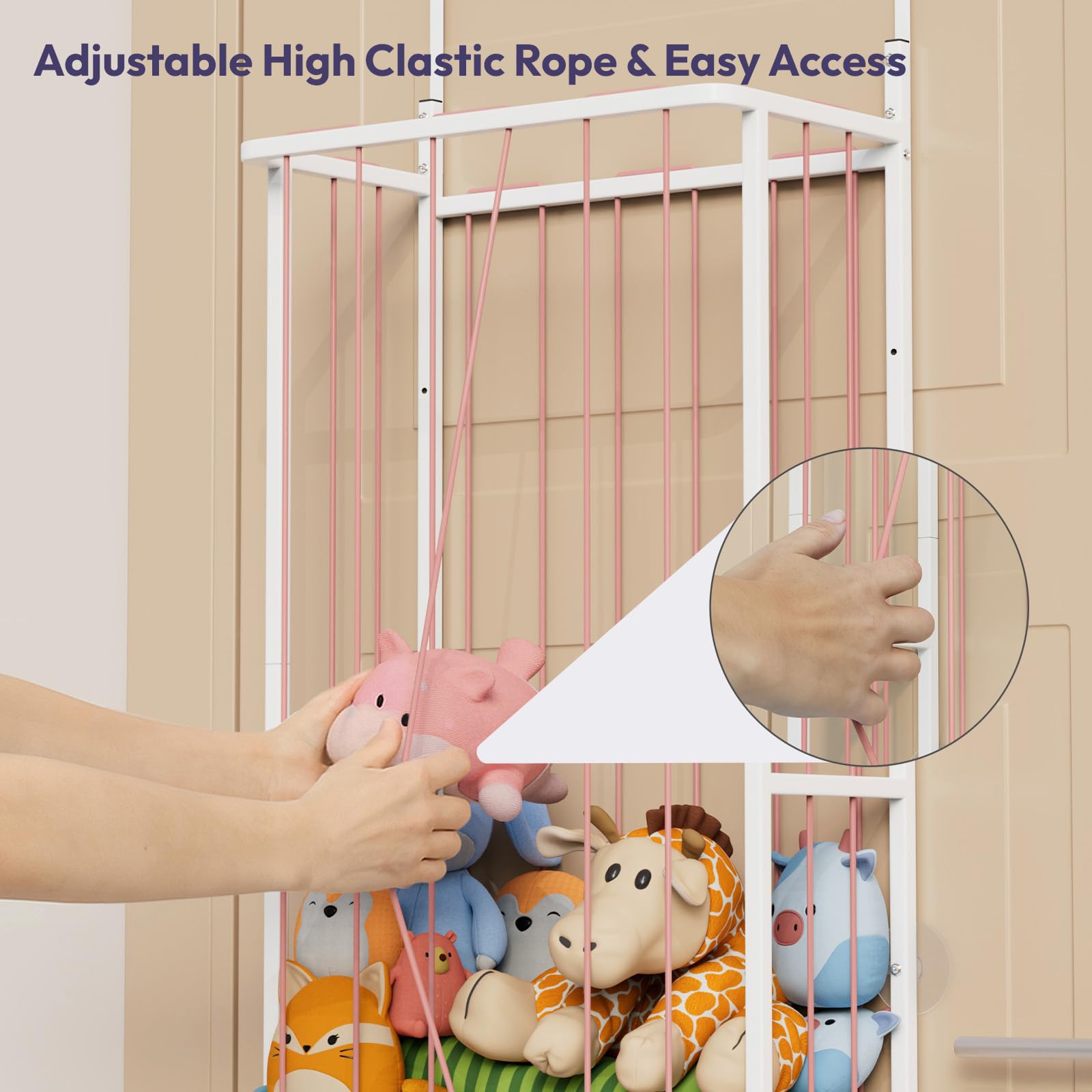 SWTYMIKI elastic crisscross bands enable independent access for kids.