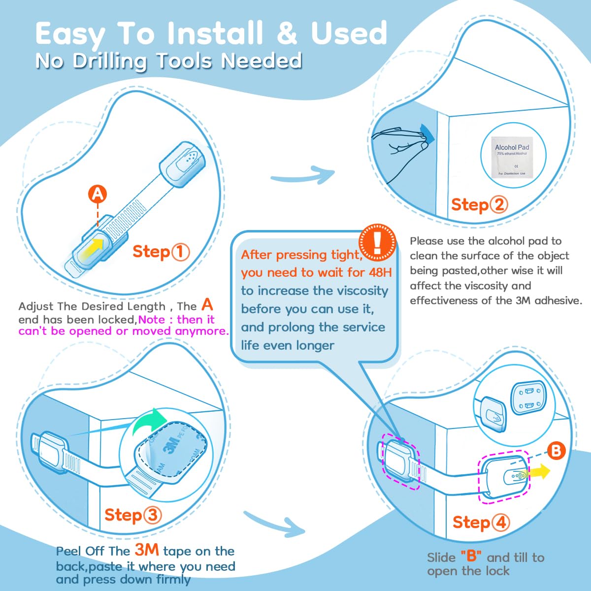 Syican adjustable-length strap highlights versatile fit for various furniture