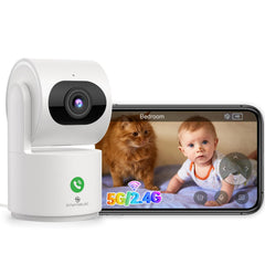 SYMYNELEC 2K indoor camera captures clear home surveillance