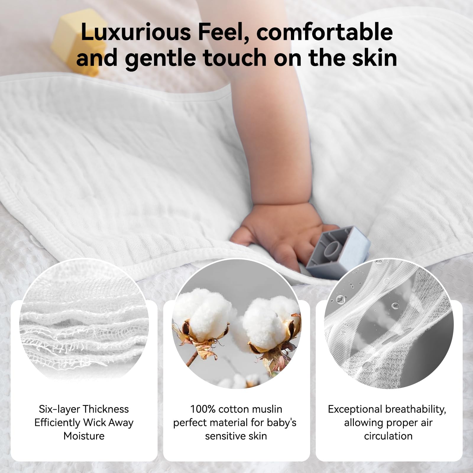 Color options help coordinate outfits and nursery setups with Synrroe burp cloths.