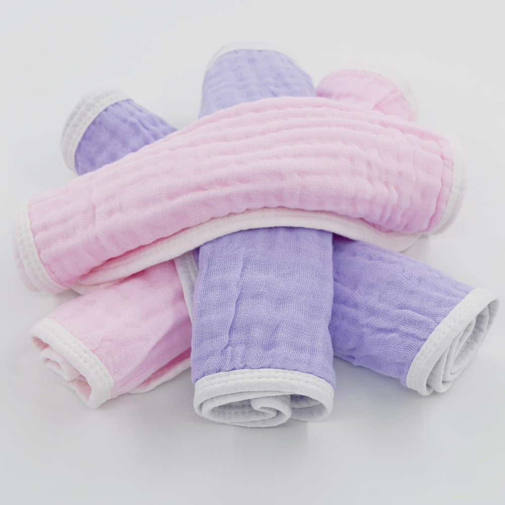 Synrroe muslin burp cloths six-layer soft fabric