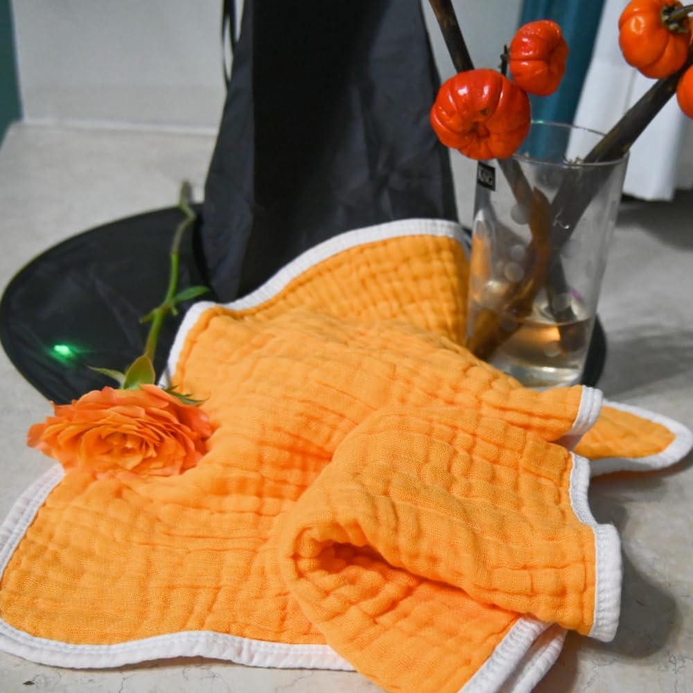 Synrroe burp cloths in machine washing for easy care after messes