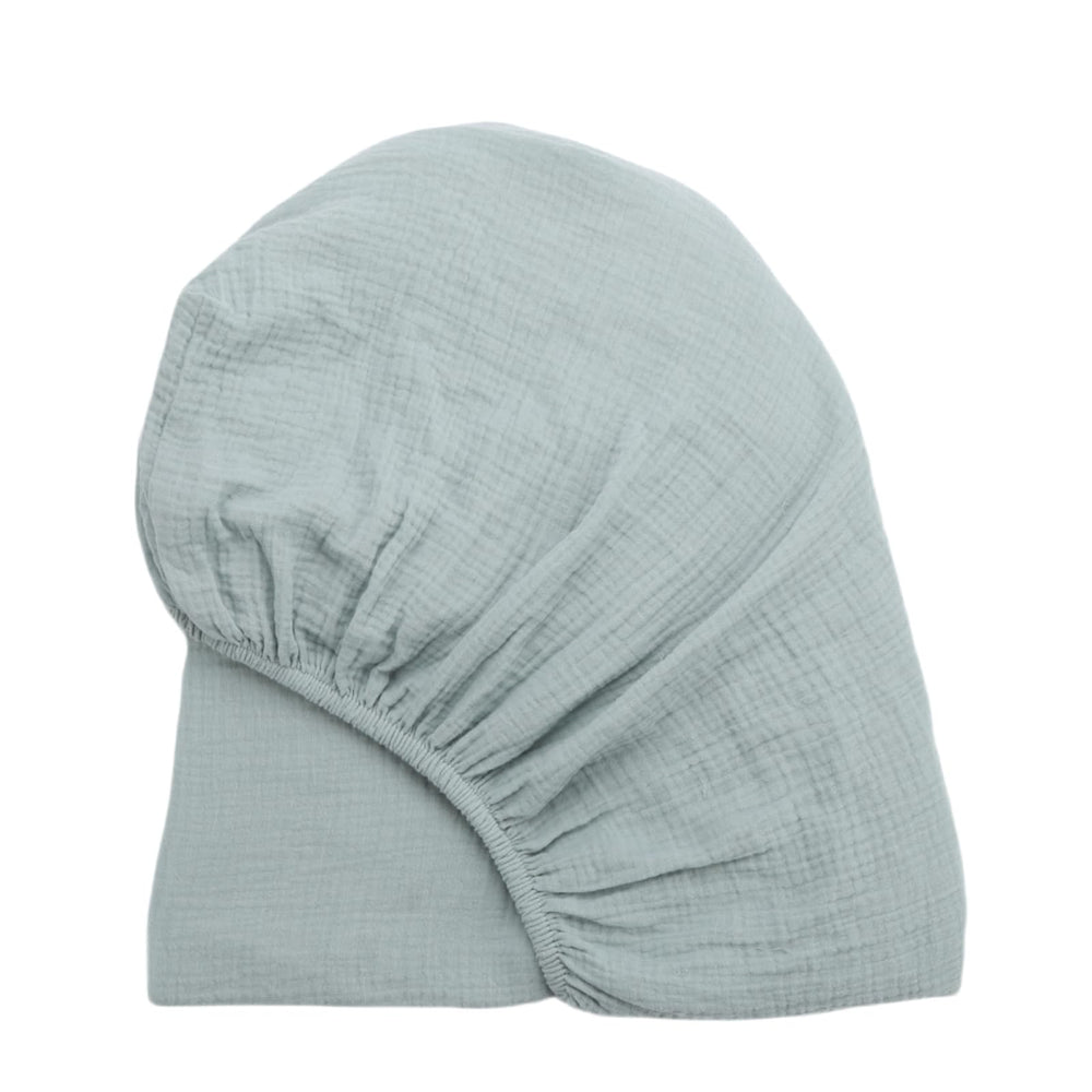 Synrroe muslin crib sheet ultra-soft fabric for newborn comfort.