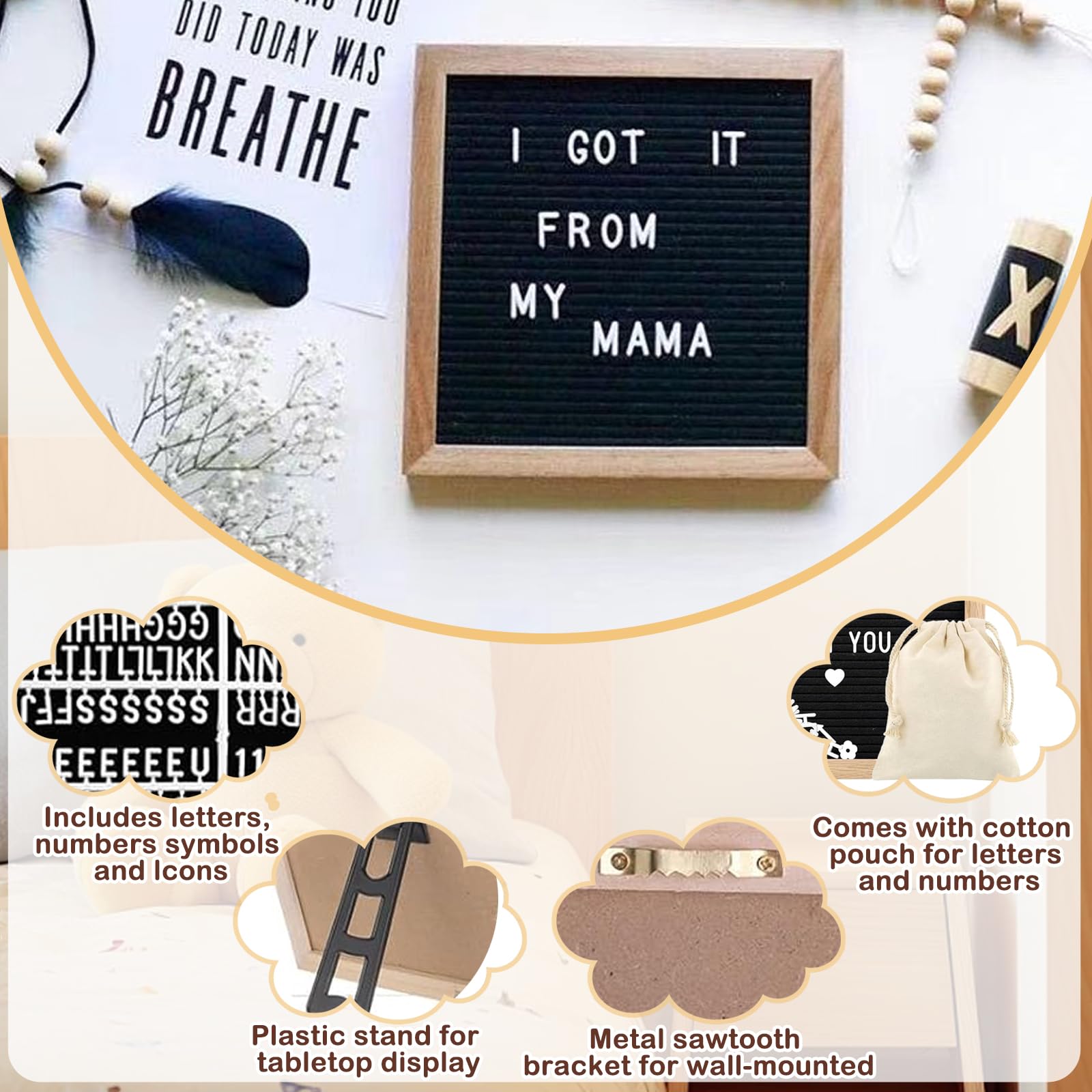 SytuHete photo frame double sided display to capture baby memories