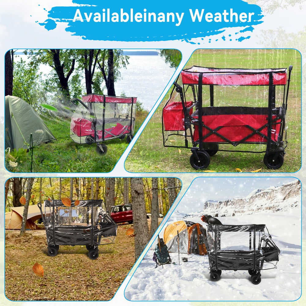 SYWAN wagon rain cover 110 cm by 74 cm by 51 cm fits most wagons