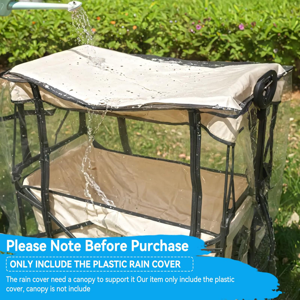 SYWAN wagon rain cover windproof feature shields contents from gusts