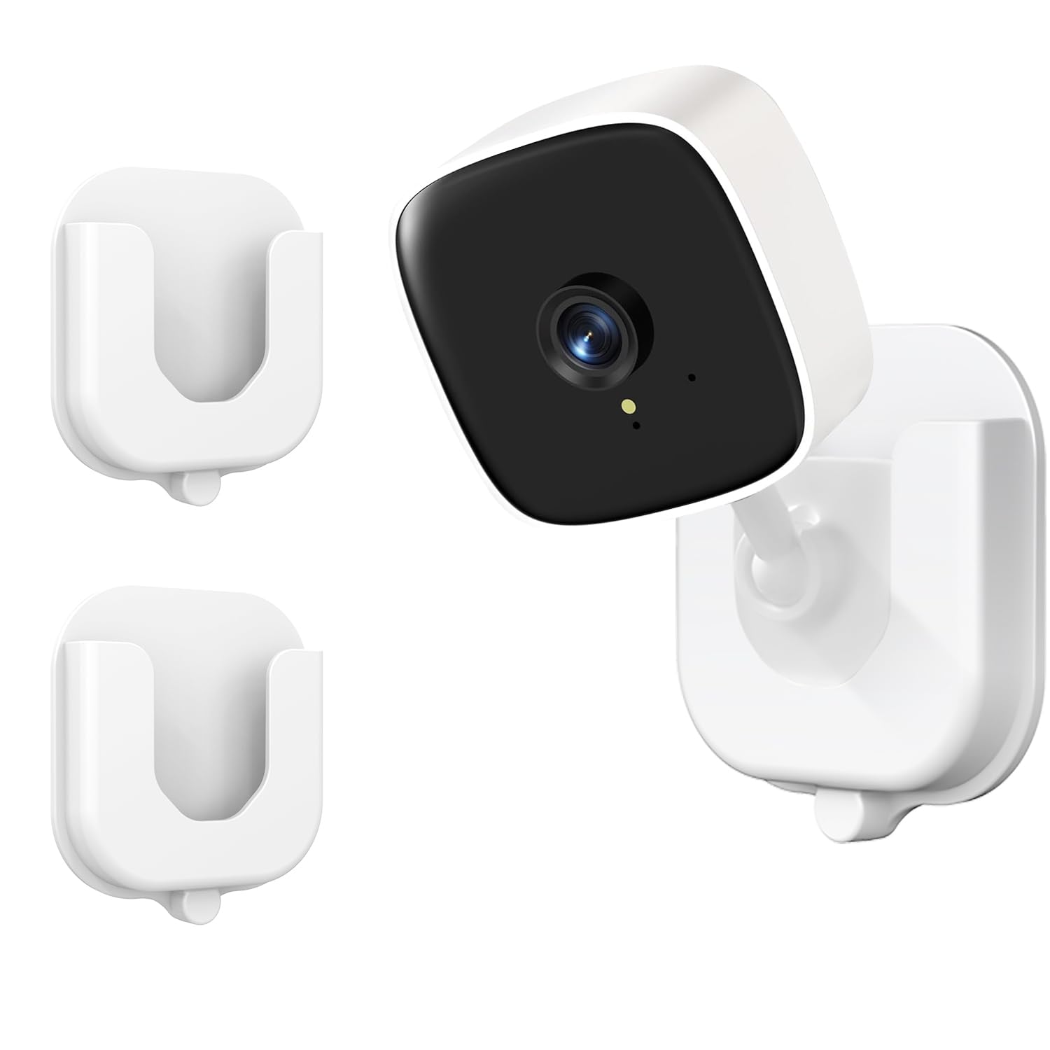 SZAOYU adhesive camera mount on wall for Tapo C100/C110, drill-free installation.