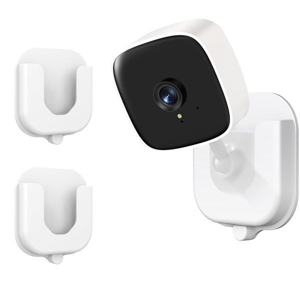 SZAOYU adhesive camera mount on wall for Tapo C100/C110, drill-free installation.