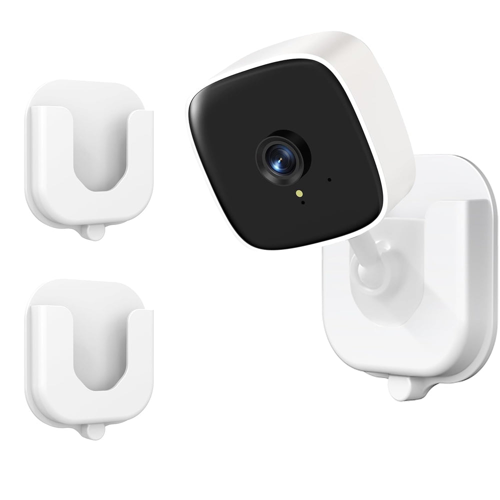 SZAOYU adhesive camera mount on wall for Tapo C100/C110, drill-free installation.