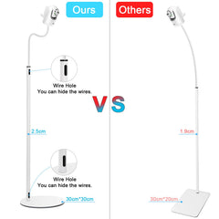 SZAOYU floor stand height adjustment enables flexible viewing angles