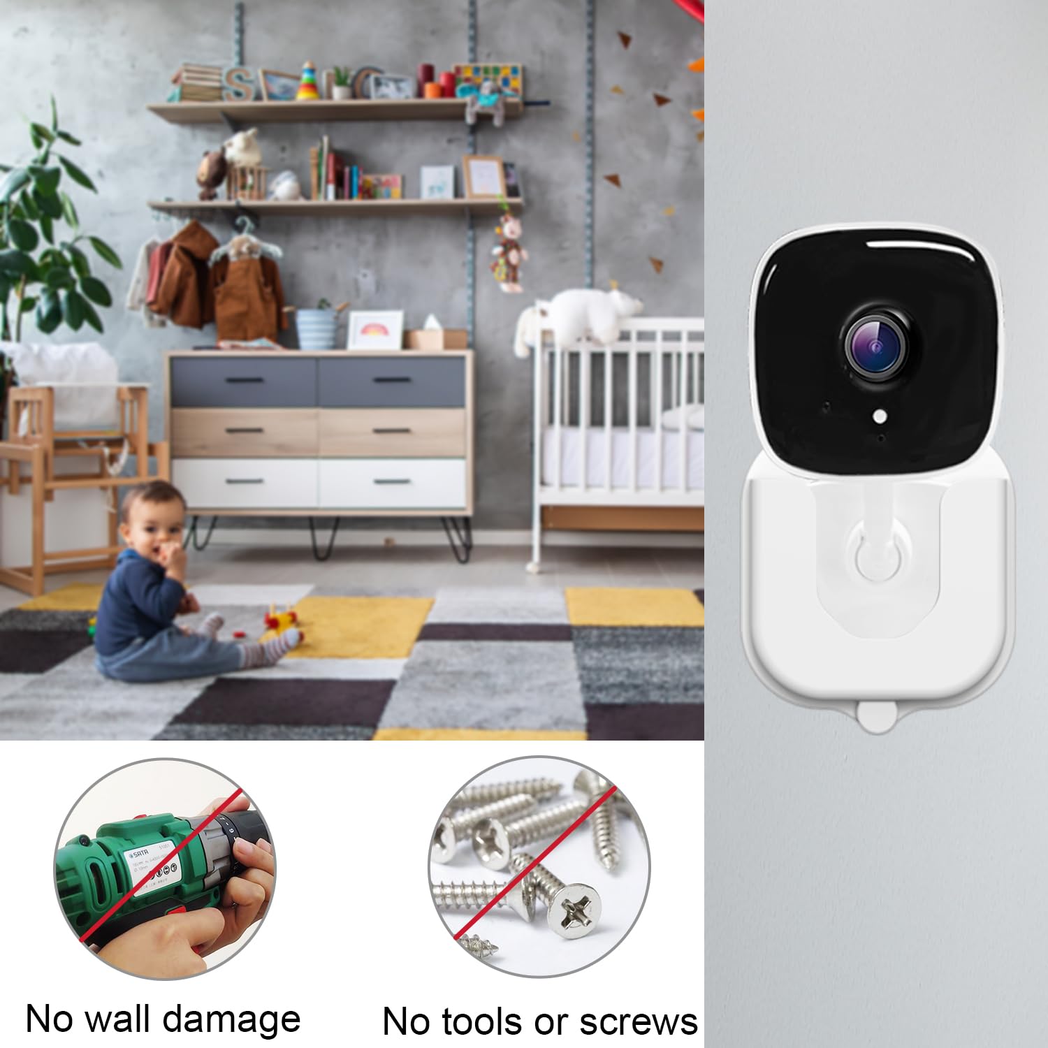 SZAOYU tool-free installation highlights quick, easy mounting with a click.