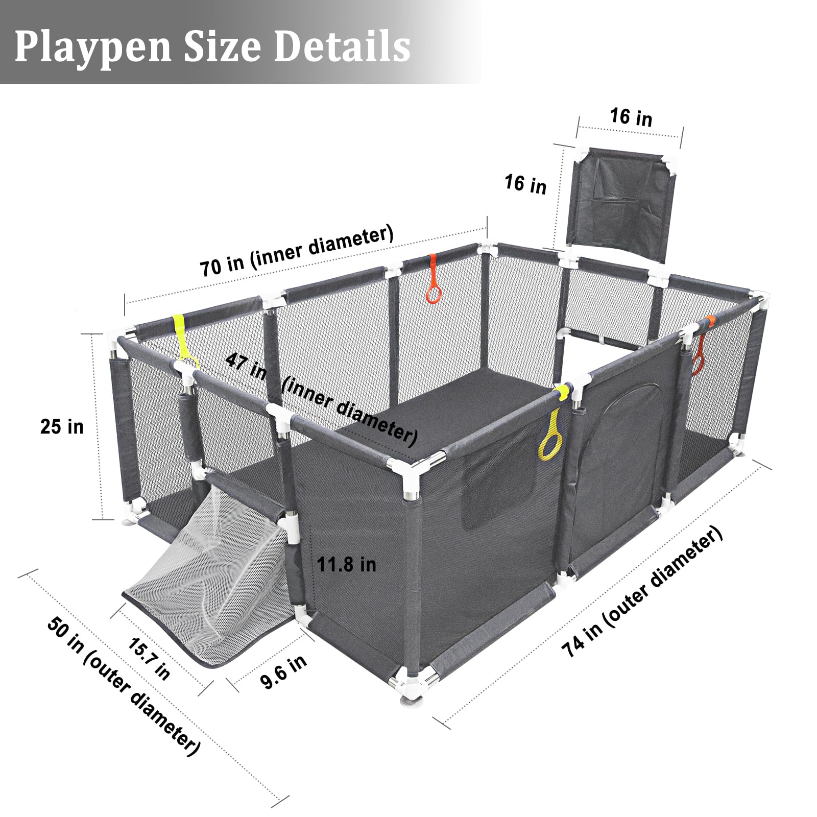 SZBOB included hoops, nets, and bag streamline setup and storage.