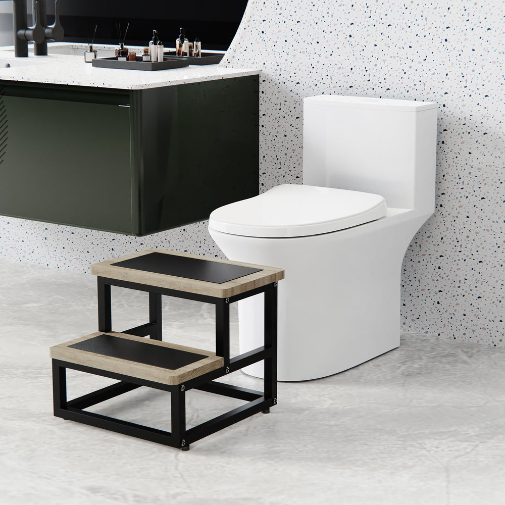 SZLHANJZ beige foot stool suitable for kitchen and bedroom organization.