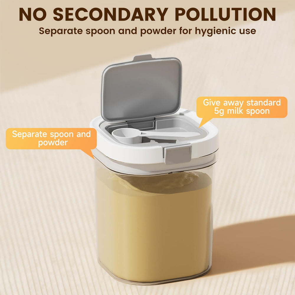 SZRUNZHU formula container to go light proof design protects nutrients from UV exposure