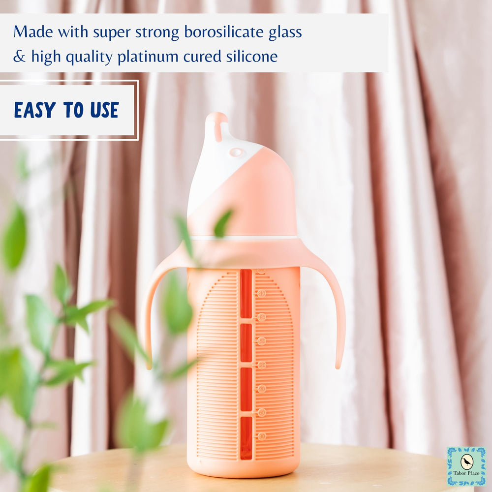 Tabor Place The Luca silicone straw reaches bottom to help thorough sipping