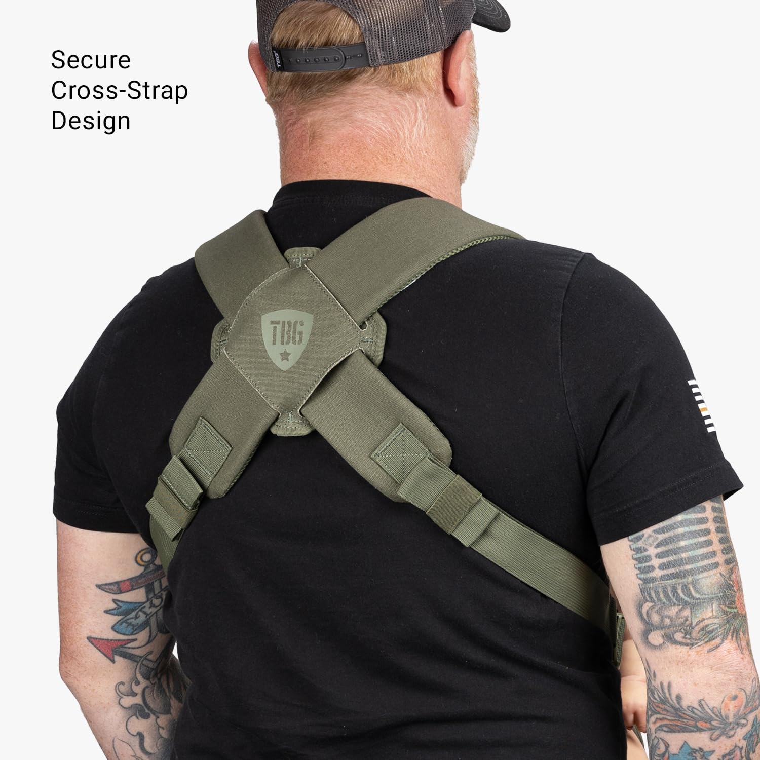 Tactical Baby Gear MOLLE-ready carrier illustrates customizable storage options.