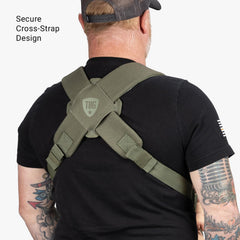 Tactical Baby Gear MOLLE-ready carrier illustrates customizable storage options.