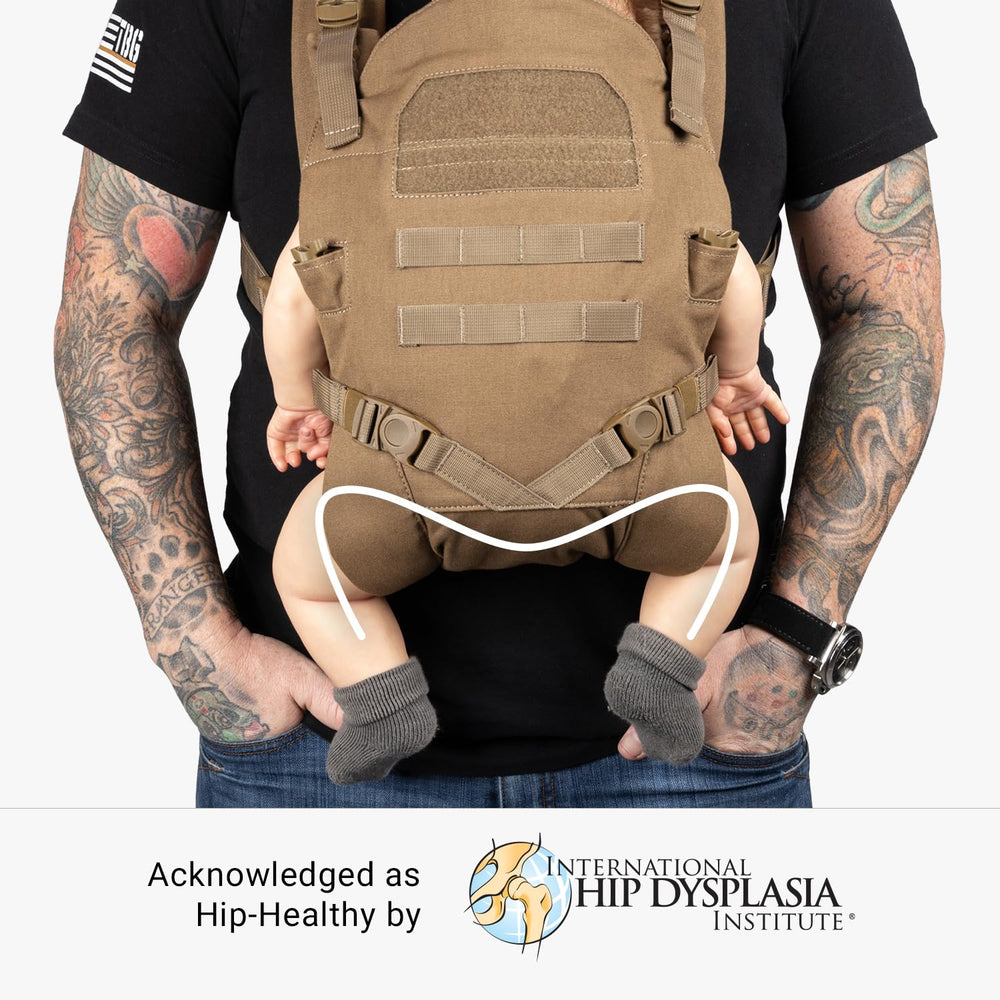 Close-up of the cross-strap highlights weight distribution and reduced strain.