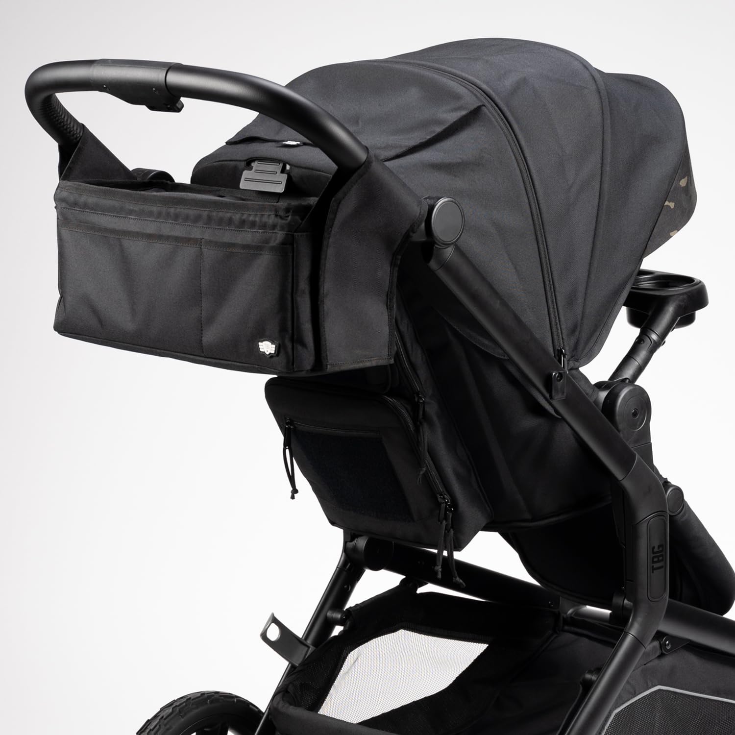 Tactical Baby Gear durable 600D polyester construction resists wear and cleans easily.