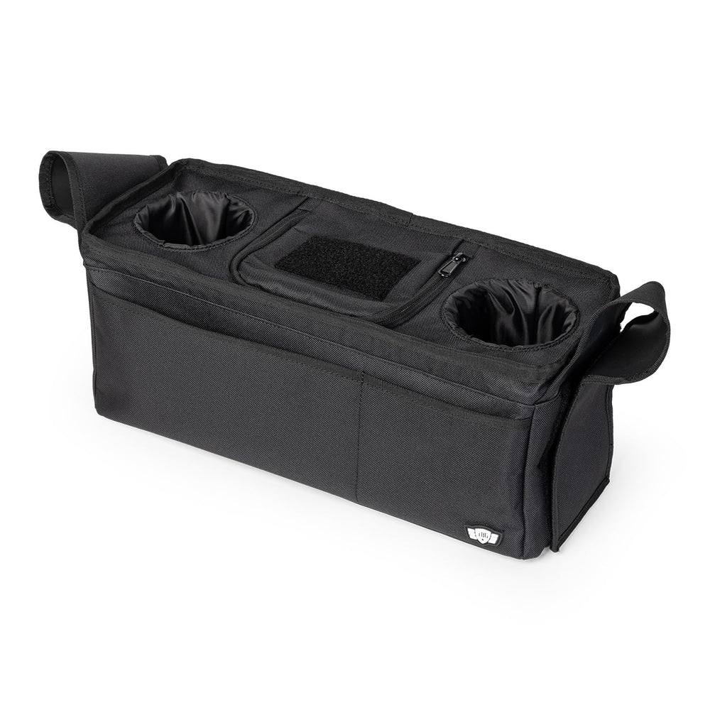 Tactical Baby Gear Stroller Caddy overview showing organized storage for busy parents.