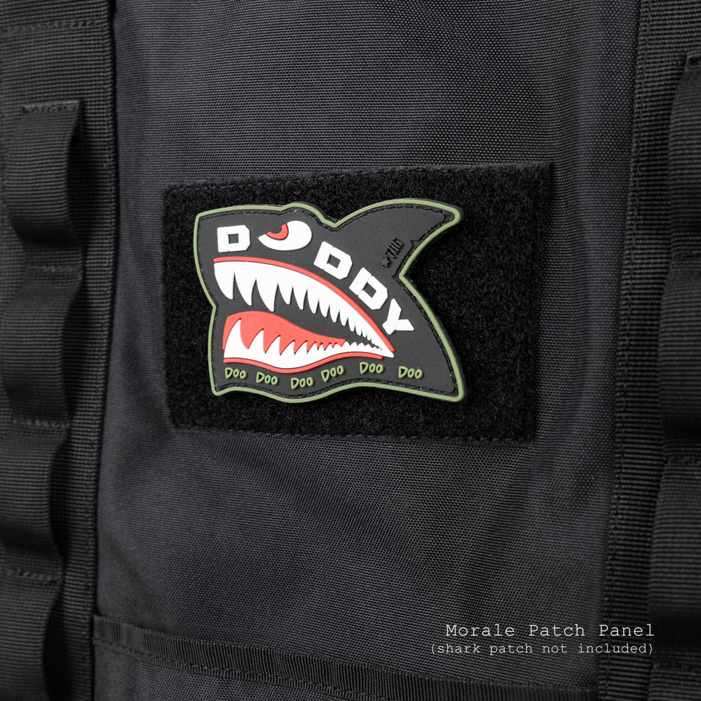 Tactical Tote Diaper Bag magnetic stash pocket for quick reach.