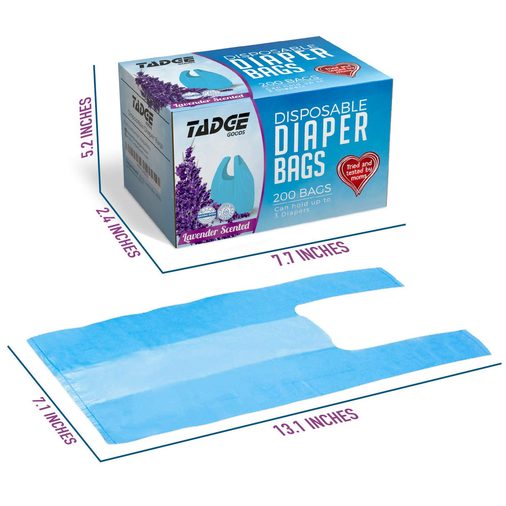 Tadge Goods bags for multi-purpose trash disposal at home.