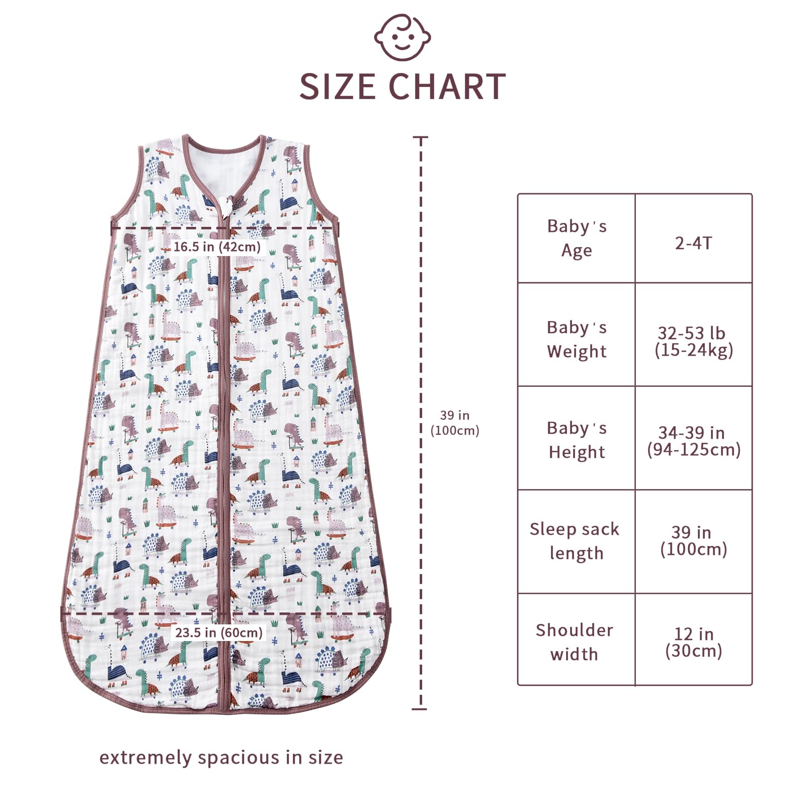 TADO MUSLIN 0.5 TOG warmth and breathability for comfortable sleep.