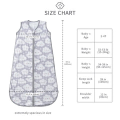 0.5 TOG warmth supports year-round comfort without overheating.