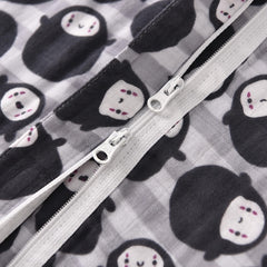 TADO MUSLIN 2-way zipper bottom open for quick checks during night