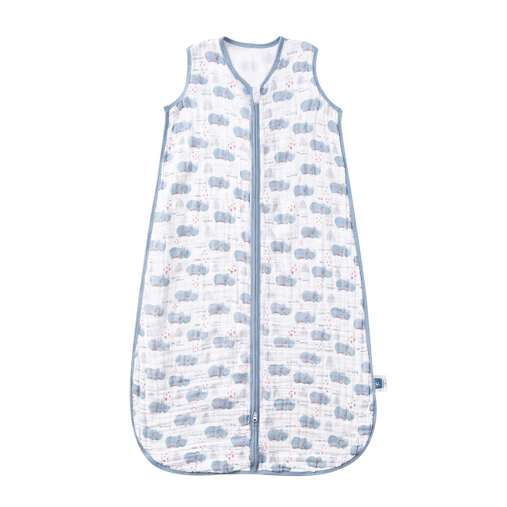 Measuring 39 inches, the TADO MUSLIN sleep sack fits toddlers aged 2-4.