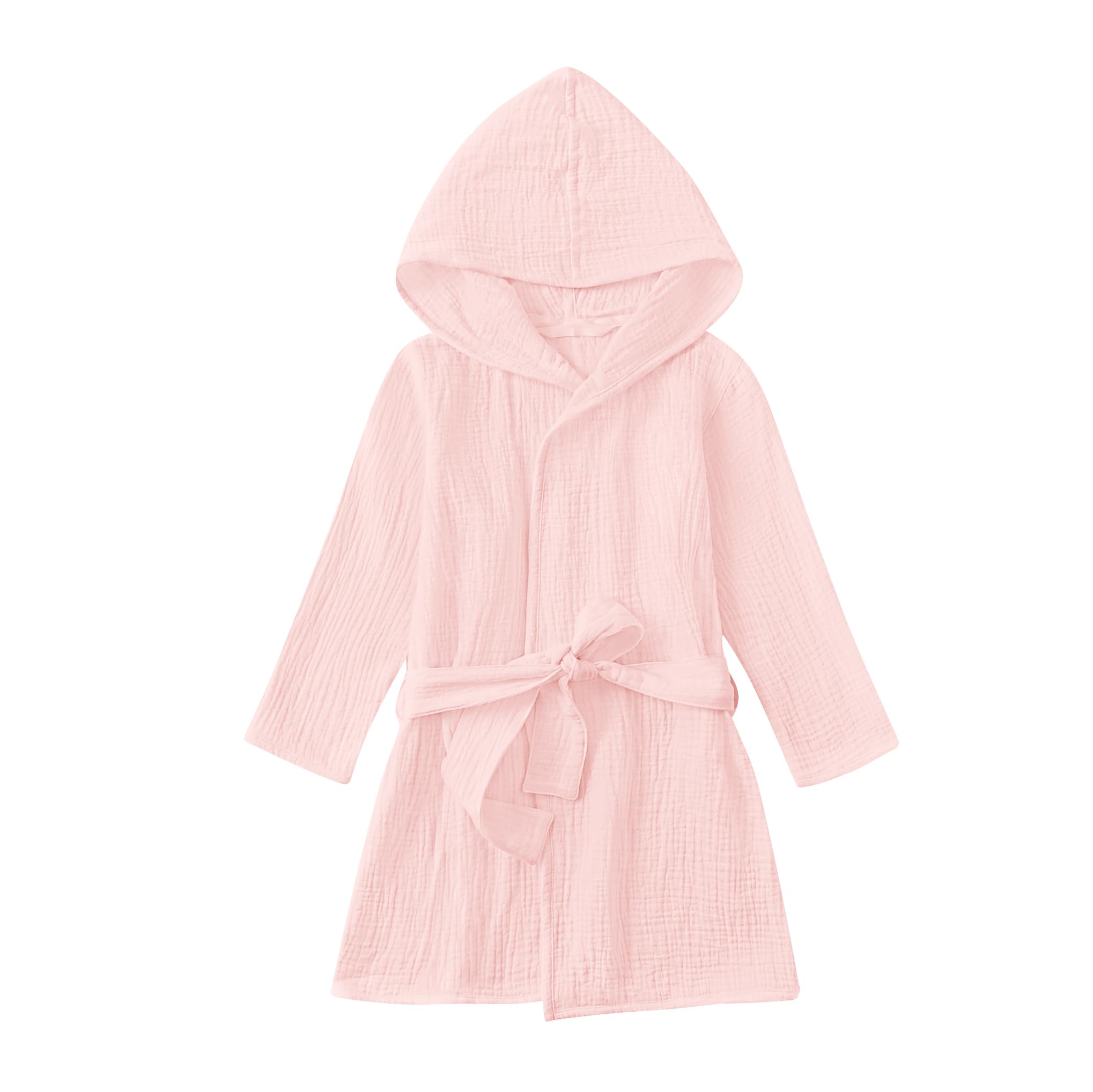 TADO MUSLIN baby hooded bathrobe in soft organic cotton for quick drying after bath