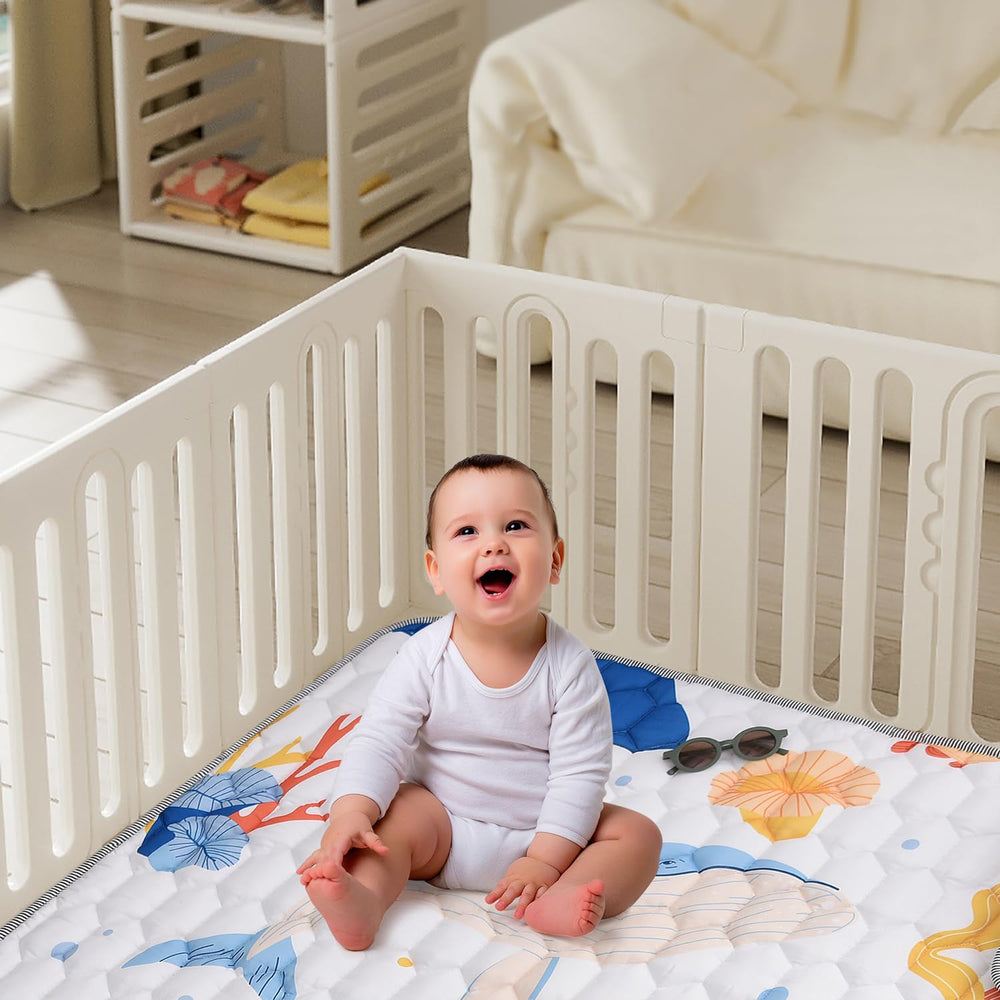 TADO MUSLIN machine washable fabric keeps nursery tidy and easy