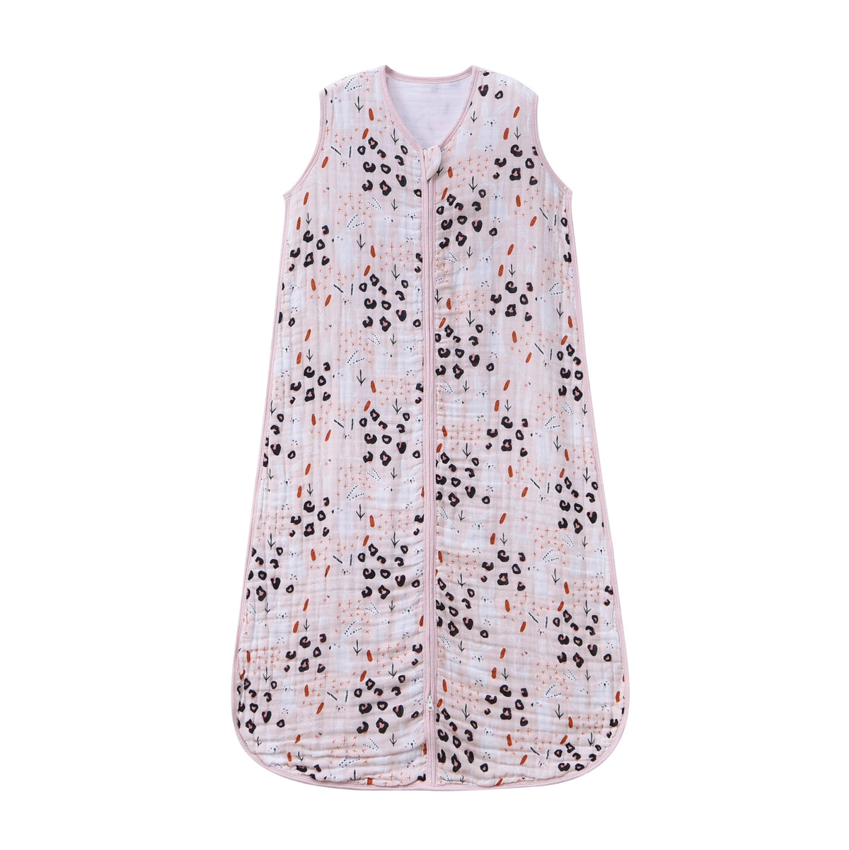 TADO MUSLIN baby sleep sack worn by infant for cozy, breathable comfort.
