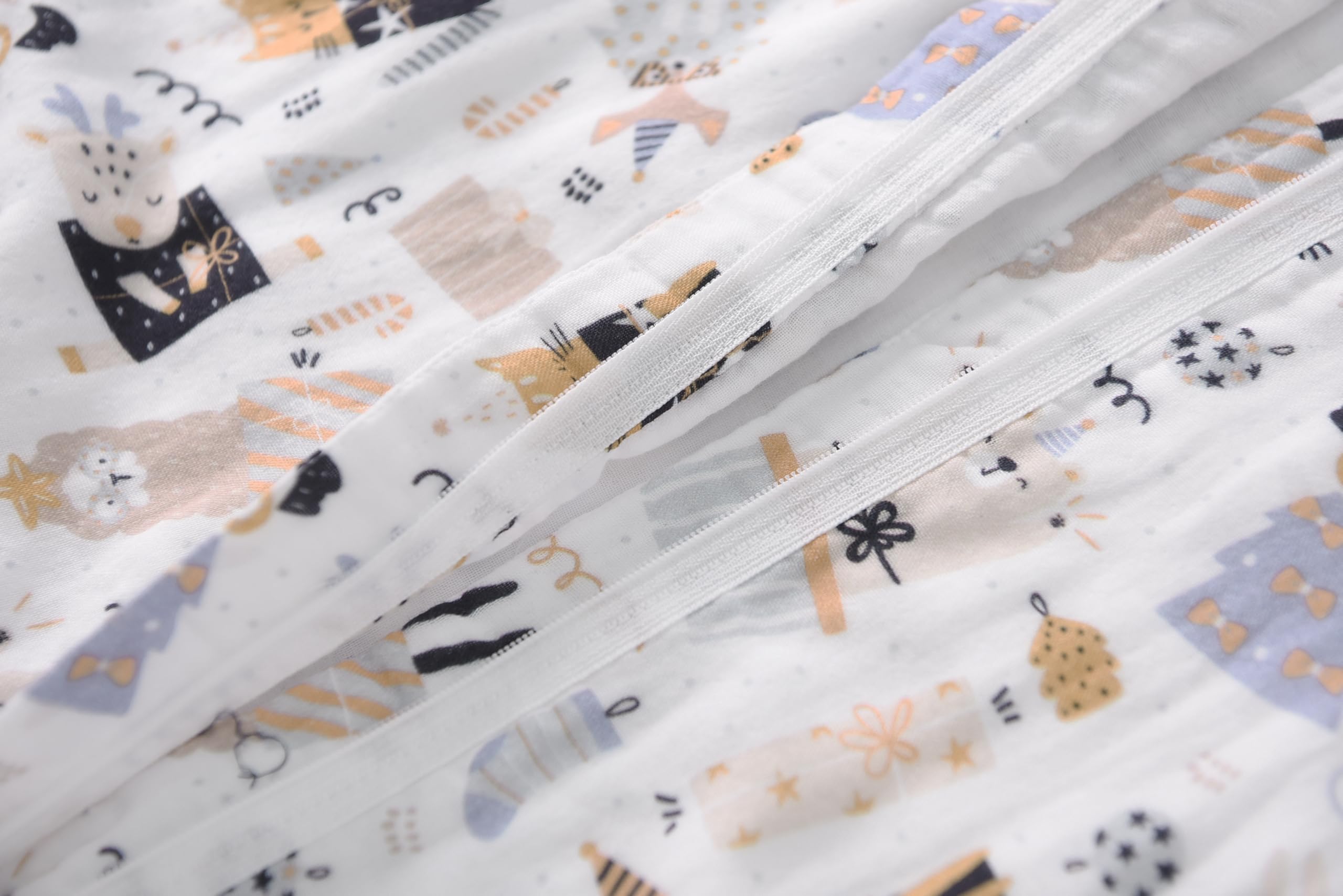 OEKO-TEX certified fabric from TADO MUSLIN close-up interior detail