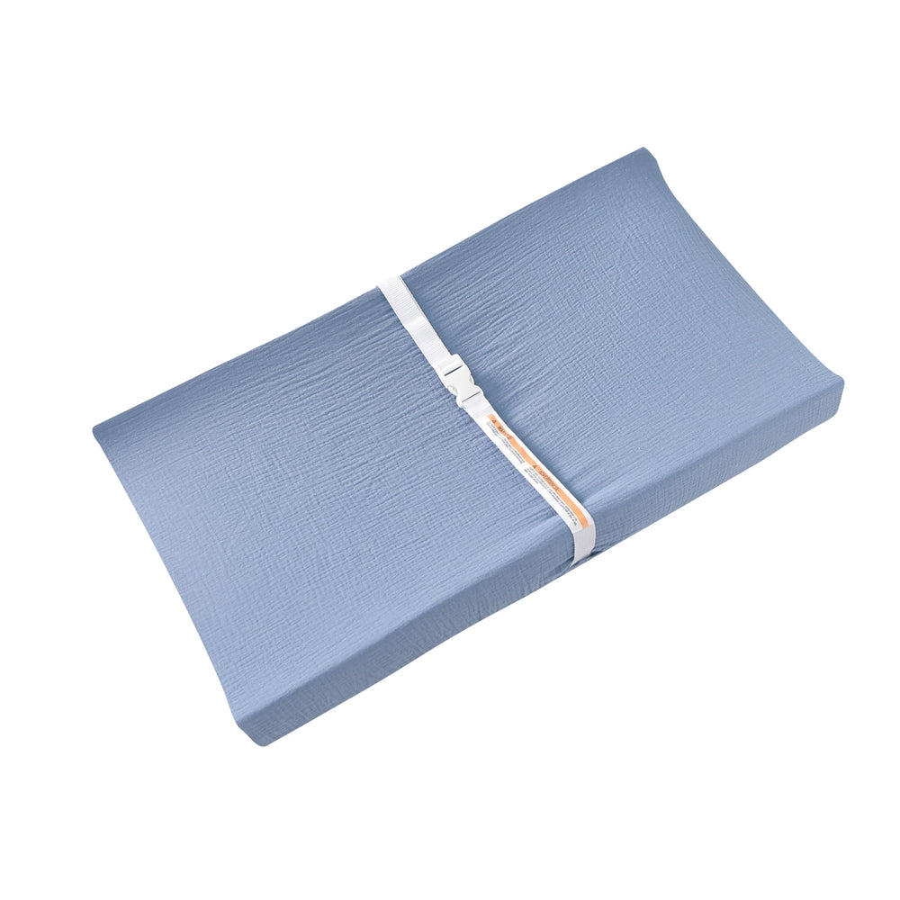 Bassinet-compatible TADO MUSLIN changing pad cover with cozy patterns