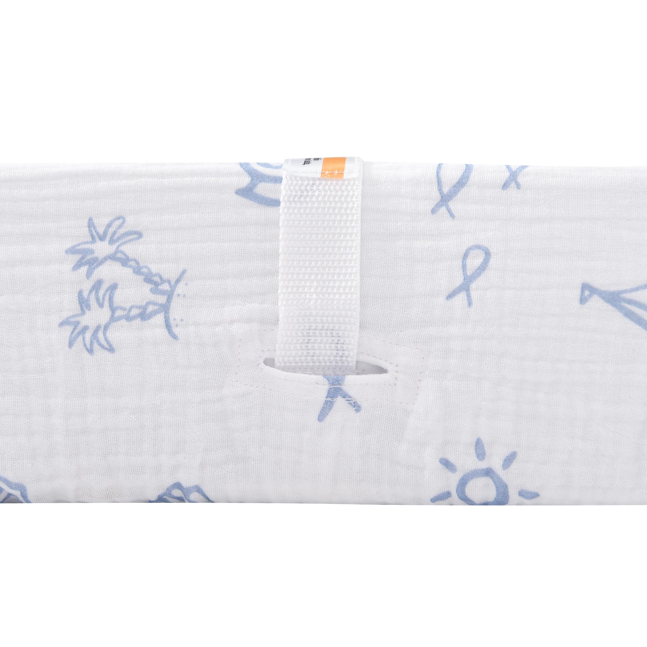 Stylish patterns on TADO MUSLIN changing pad cover elevate nursery decor